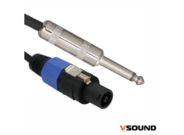 VSOUND Cabo Pro Speakon 2p Macho / Jack 6.35mm Macho 10m VSOUND Cabo Pro Speakon 2p Macho / Jack 6.35mm Macho 10m